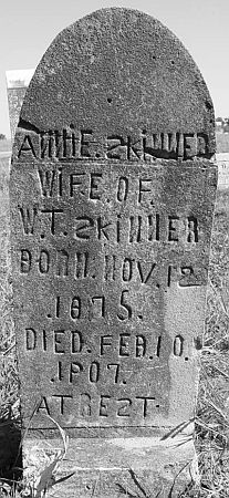 Annie Skinner gravestone