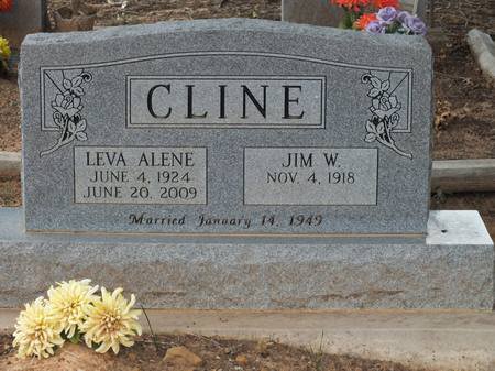 Leva Alene and Jim W. Cline