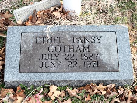 Ethel Pansy Cotham