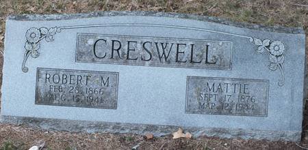 Robert M. and Mattie Creswell