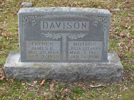James E. and Julia Leeanna Davison