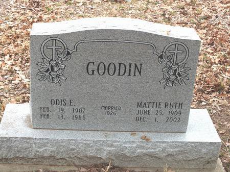 Odis E. and Mattie Ruth Goodin