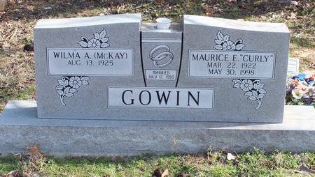 Maurice E. "Curly" and Wilma A. {McKay} Gowin