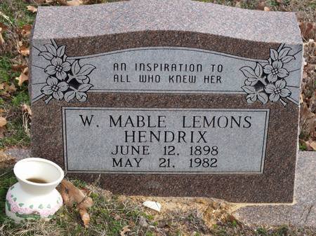 W. Mable Lemons Hendrix
