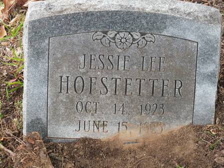 Jessie Lee Hofstetter