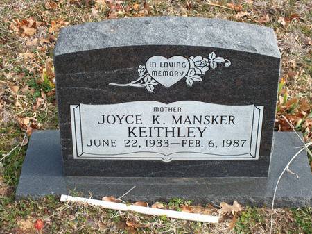 Joyce K. Mansker Keithley