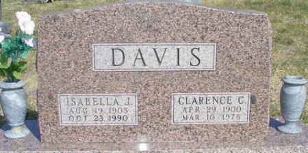 Clarence C Isabella I Davis