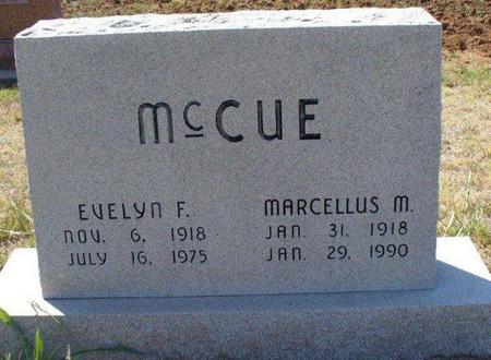 Marcellus M Evelyn Frazier McCue