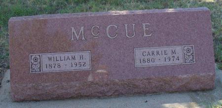 William Henry Carrie Margaret Stanley McCue