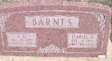 L Harry Isabelle H Barnes