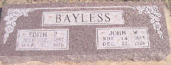 John W Edith Pearl Kale Bayless