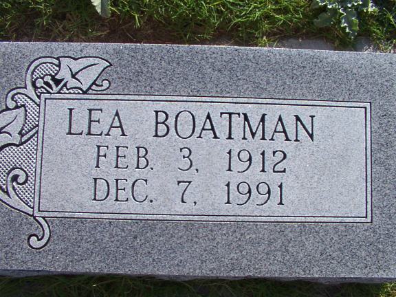 Jessie Lea McLain Boatman