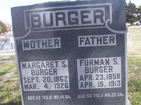 Furman Smith Margaret Jane Spencer Burger
