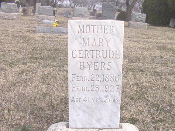 Mary Gertrude Bayless Byers
