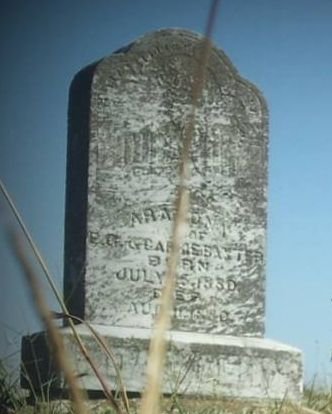 A V Baxter gravestone