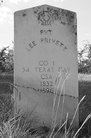 Lee Privitt gravestone