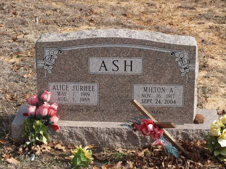 Alice Jurhee & Milton A Ash