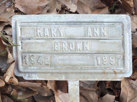 Mary Ann Brown