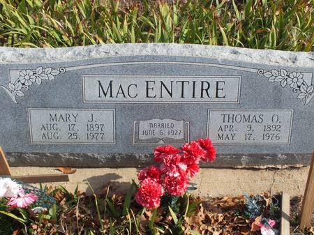 Thomas O. and Mary J. Mac Entire