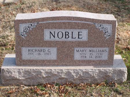 Richard G. and Mary Pledger Williams Noble