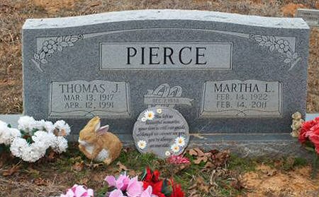 Thomas J. and Martha L. Pierce
