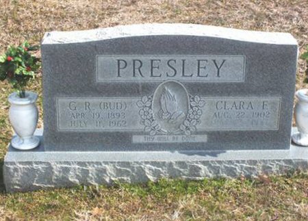G. R. "Bud"and Clara E. Presley