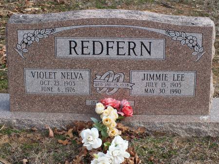 Jimmie Lee and Violet Nelva Redfern
