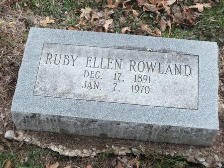Ruby Ellen Rowland