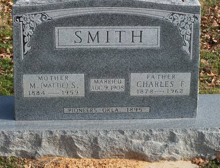 M. S. {Mattie} and Charles F. Smith