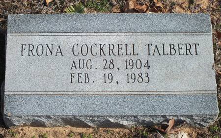 Frona Cockrell Talbert