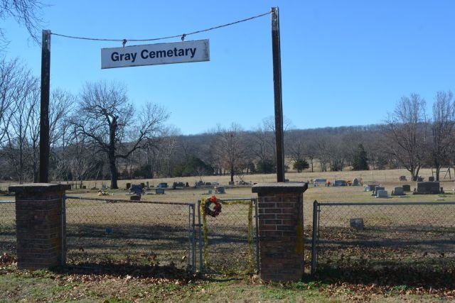 gray cemetery entrance