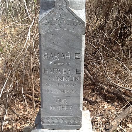 Sarah E. Conklin gravestone