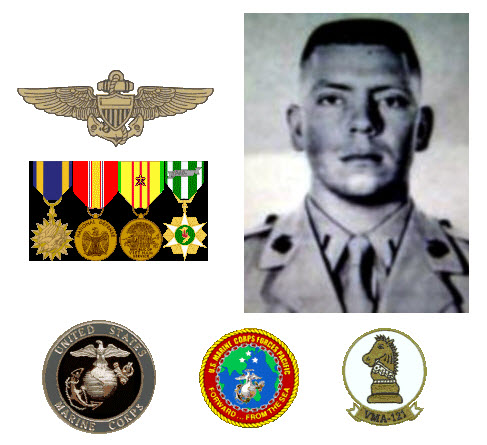 Claude's photo & medals and insignia