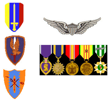 William's medals and insignia