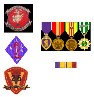 Max's medals and insignia