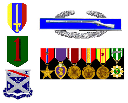 John's medals and insignia
