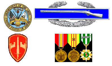 Tommy's medals and insignia