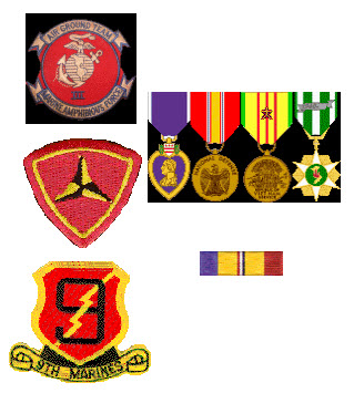 Floyd's medals and insignia