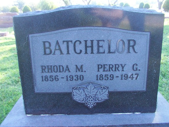 Perry G Rhoda Margaret Pontzius Batchelor