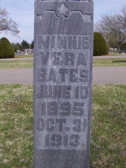 Minnie Vera Bates