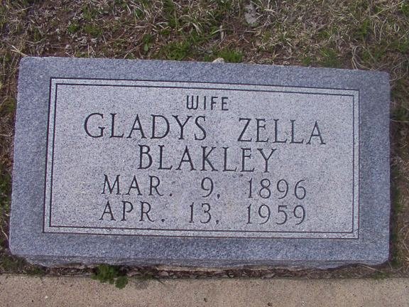 Lester Allen Gladys Zella Blakley