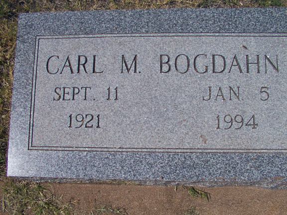 Carl M Bogdahn