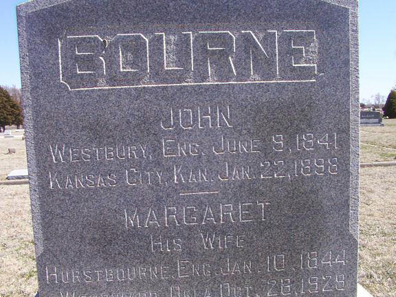 John Margaret Moody Bourne