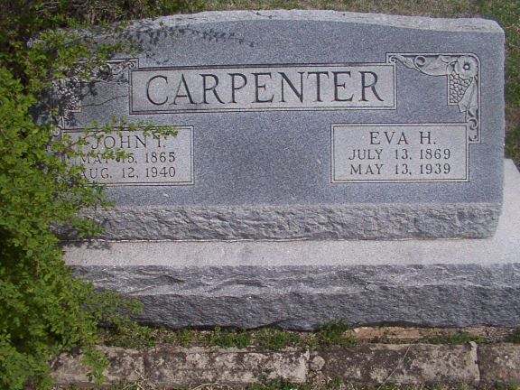 John Ira Eva H Holladay Carpenter