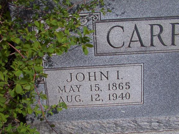 John Ira Eva H Holladay Carpenter