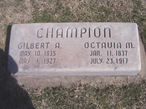 Gilbert A Octavia Magdelen Giles Champion