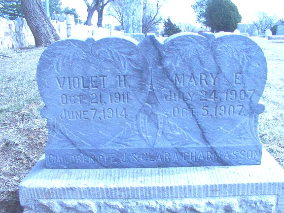 Violet H Mary E Charmasson