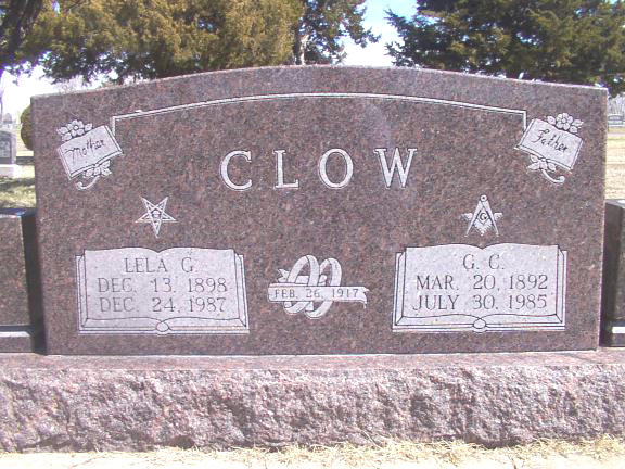 Glen C Lela Grace Smith Clow