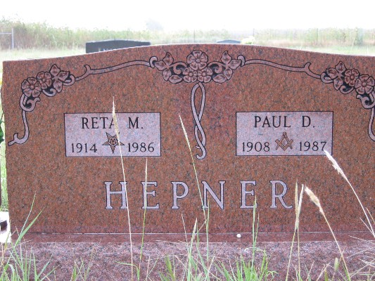 Paul D Reta Mae Pencoast Hepner